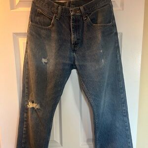 Wrangler Straight leg Distressed Jeans